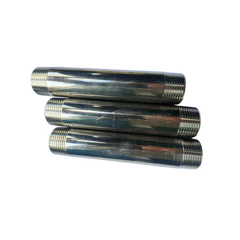 Stainless Steel Double External Thread Extension Pipe, Explosion-Proof, Pressure-Resistant, Corrosion-Resistant Hydraulic Oil Pump Inlet Pipe